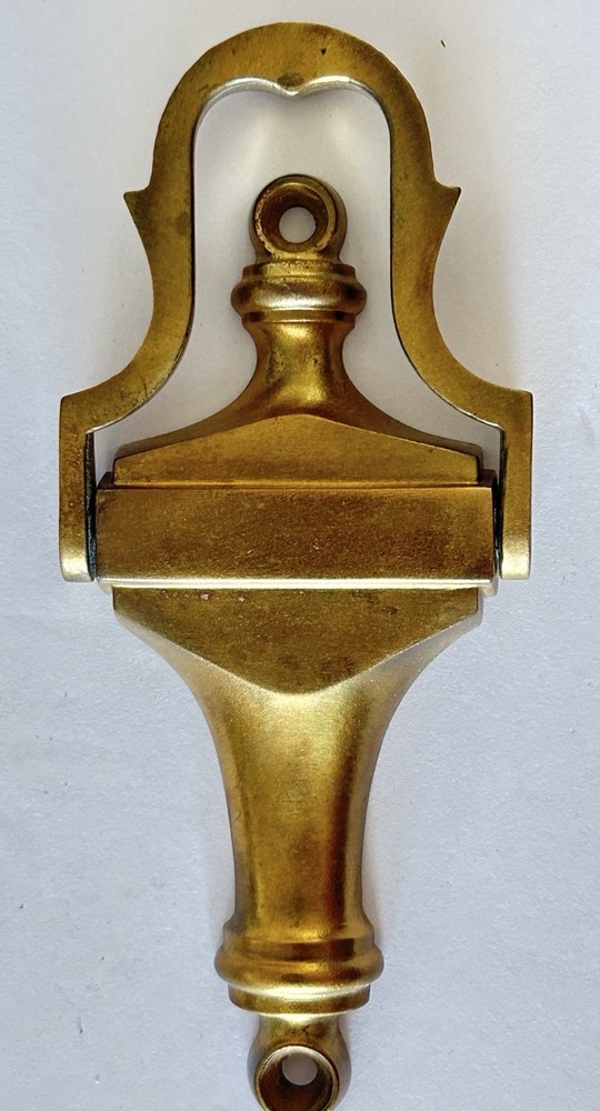 4” Vintage Solid Brass Traditional Door Knocker