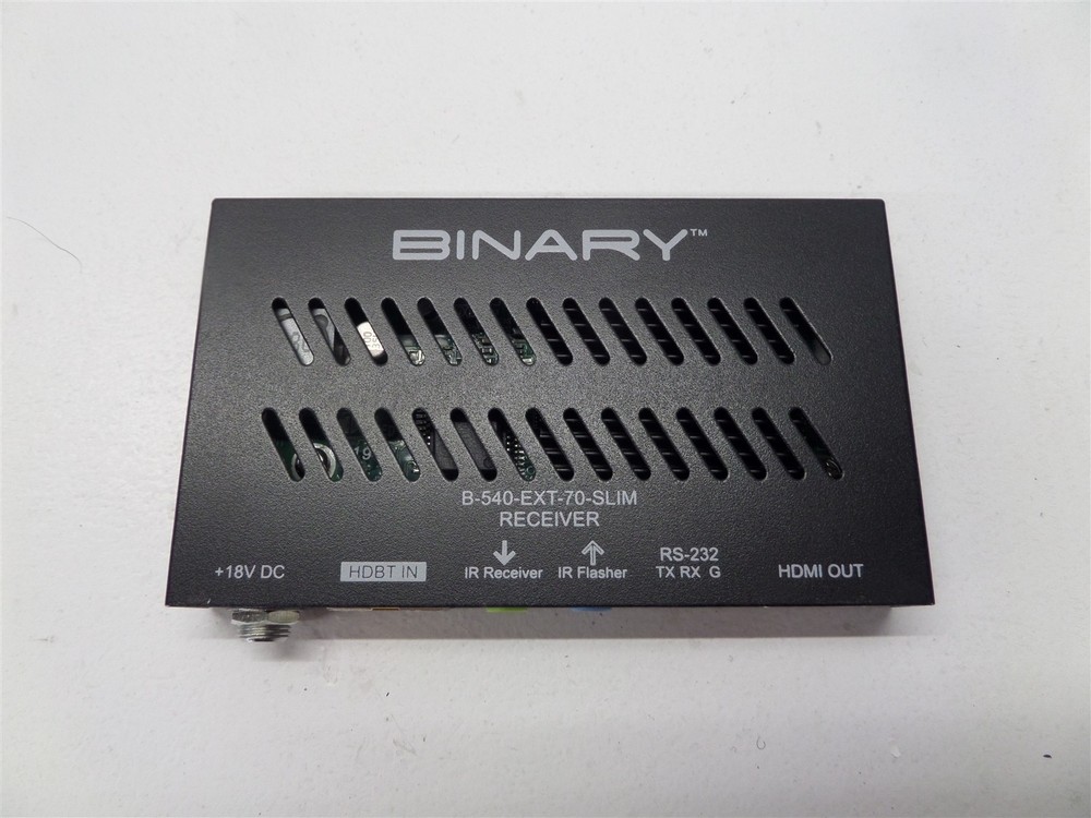 Binary B-540-EXT-70-SLIM Receiver - No Power Supply