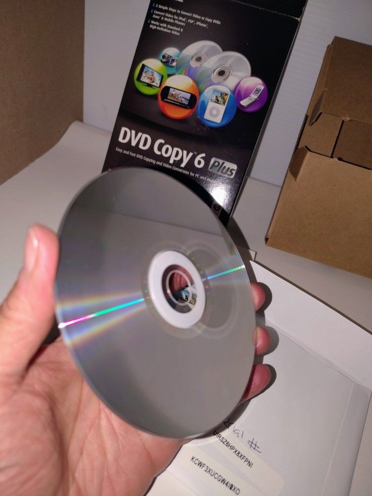 Corel DVD Copy 6 Plus PC Software w/ Serial Key Disc Manual Complete Vintage