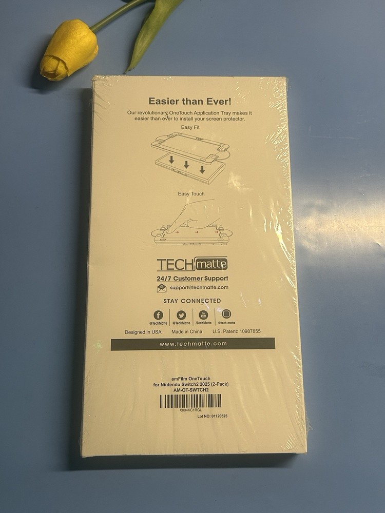 Glass Screen Protector for Nintendo Switch2 2025 (2-pack). New