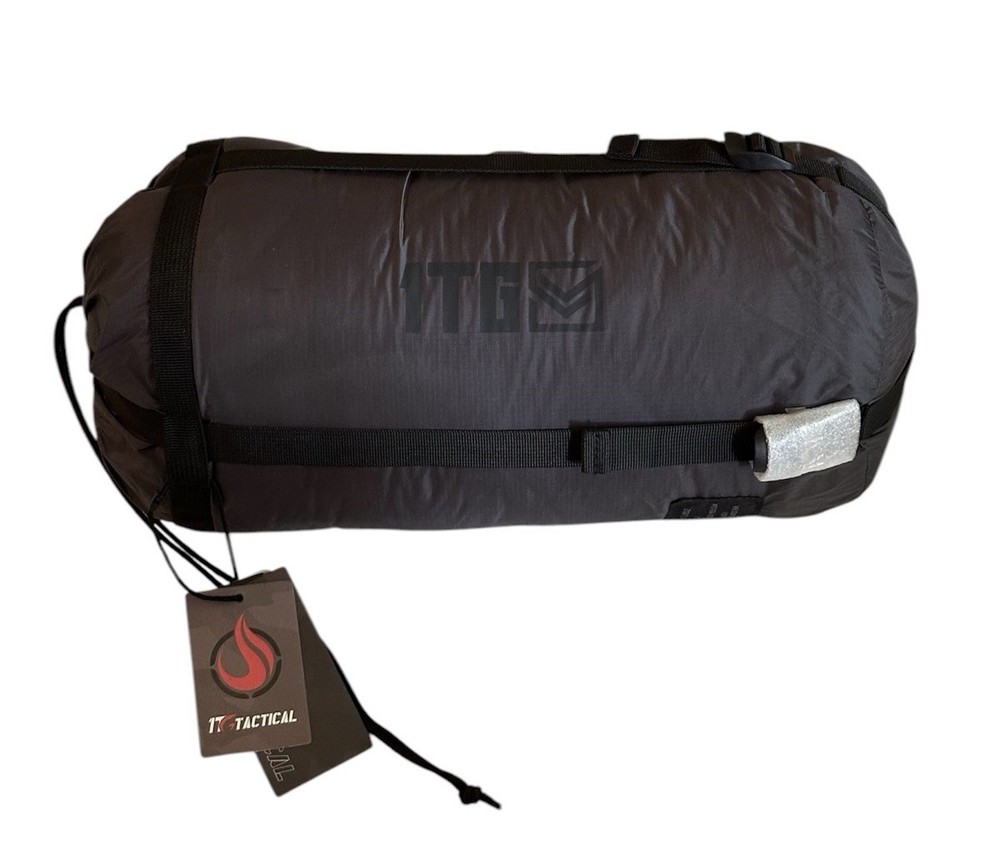ITG Tactical Sleeping Bag With Thinsulate 78x59" Gray NWT