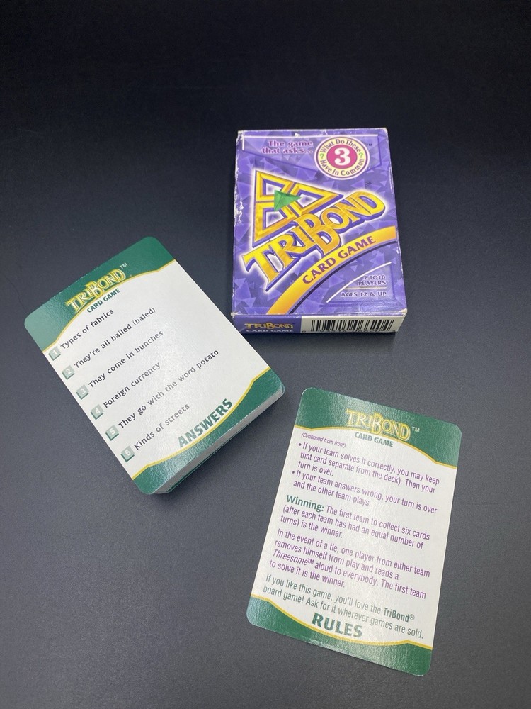 TriBond Card Game 2000 Patch Original