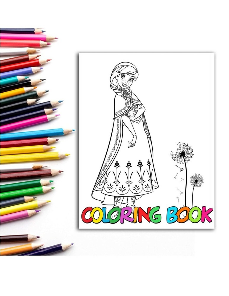 20 Elsa Coloring Pages - All Digital