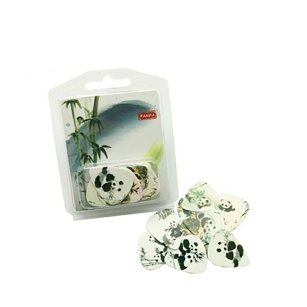 Panda Art Guitar Picks 0.71mm Thickness (10 Pack)