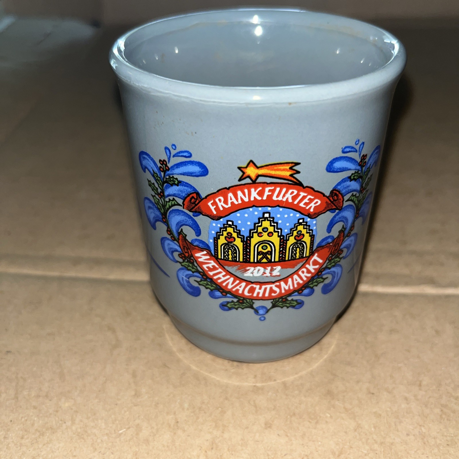 Frankfurter Weihnachtsmarkt 2012 Coffee Cup Frankfurt Germany Christmas Market