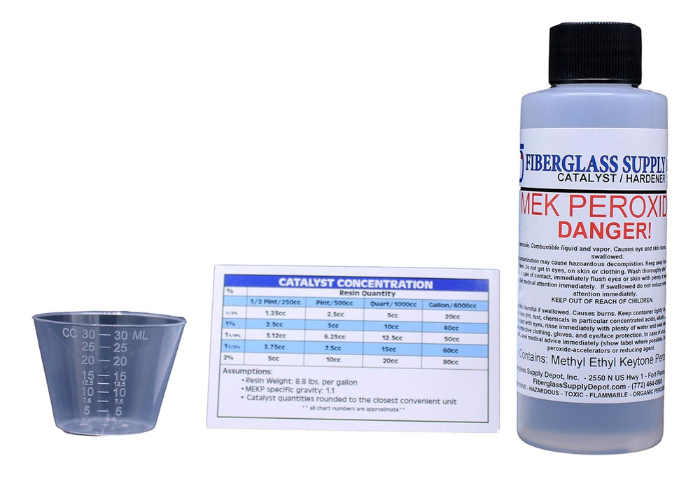 Mek Peroxide Catalyst 4Oz Clear