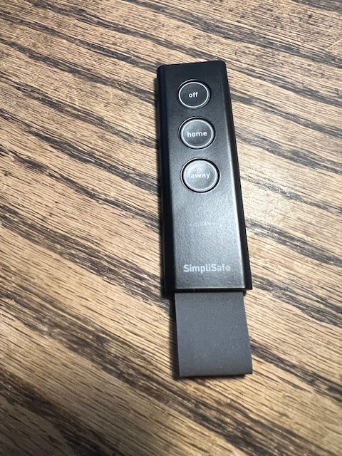 SimpliSafe KF3B SSKF3 Key Fob Remote Black (1)