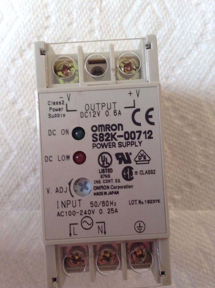 Omron S82K-00712 Power Supply
