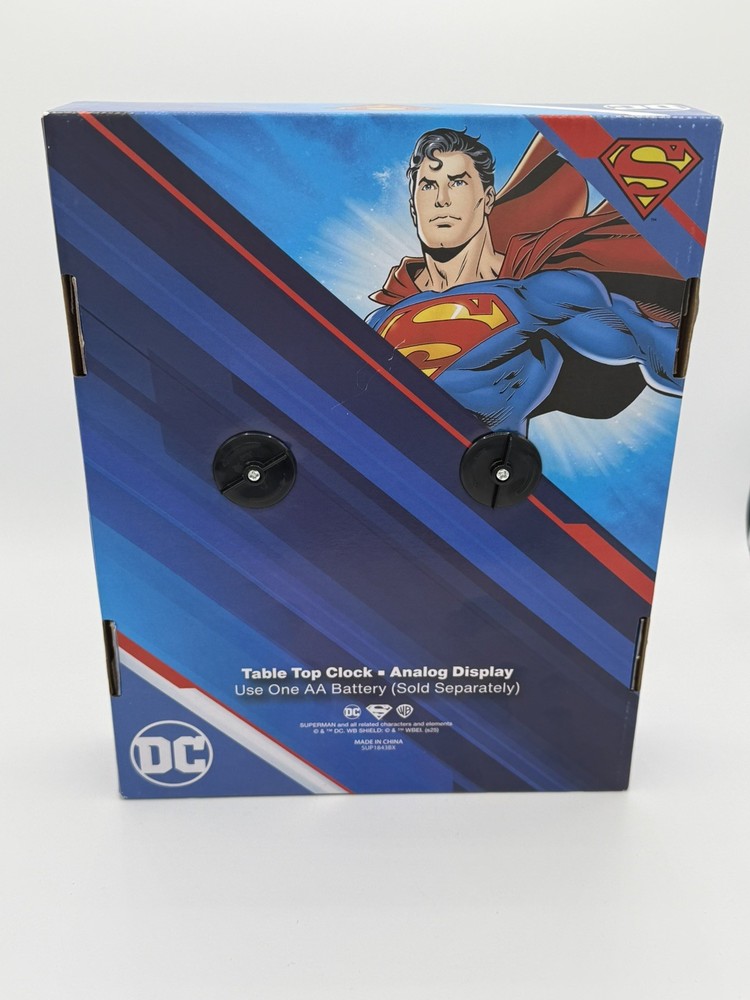 Superman DC Comics Table Top Clock (Brand New)