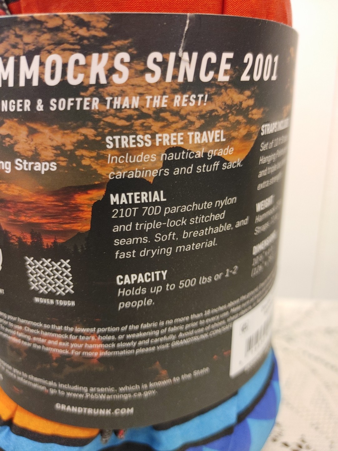 Grand Trunk Double Deluxe 2 Person Hammock