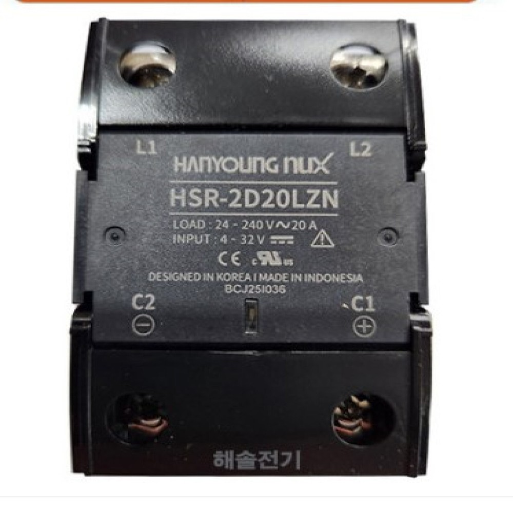 Hanyoung Nux HSR-2D20LZN SSR Single phase solid state relay Zero Cross Switching