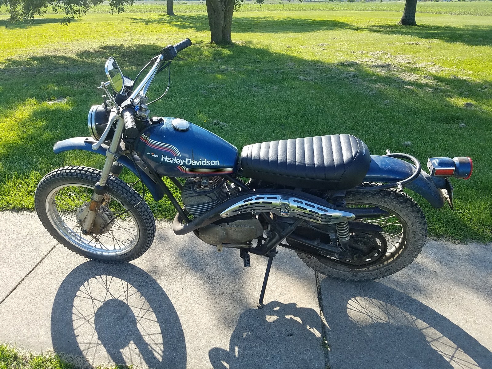 Harley Davidson AMF 1974 - 1976 SX175 SX250 Replacement Seat Cover