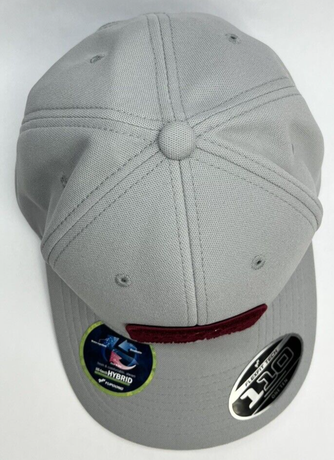 110 One Ten Flexfit Tech Gray Golf Hat Nuterra Patch Strapback