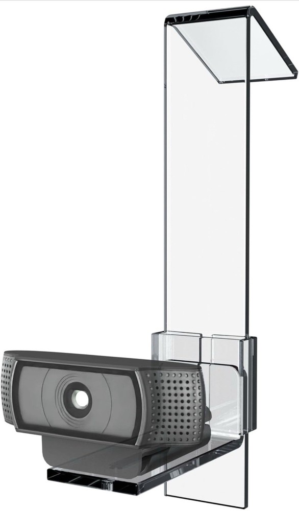 PlexiCam Pro V2 | Center Screen/Middle Screen Webcam Mount | Position Any Webcam