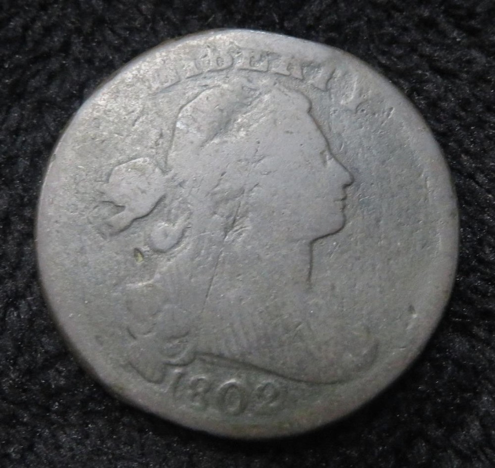 1802 Draped Bust Large Cent * Better Grade * Nice Eye Appeal * 5487