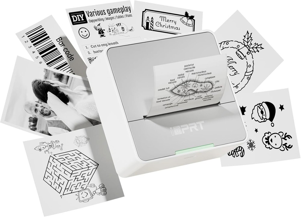 User-Friendly Portable Sticker Printer for Creating Custom Labels on the Go
