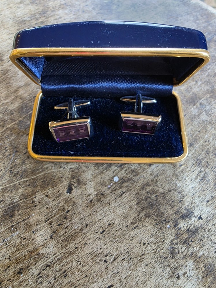 Profuomo Cuff Links In Original Box (Bay3)