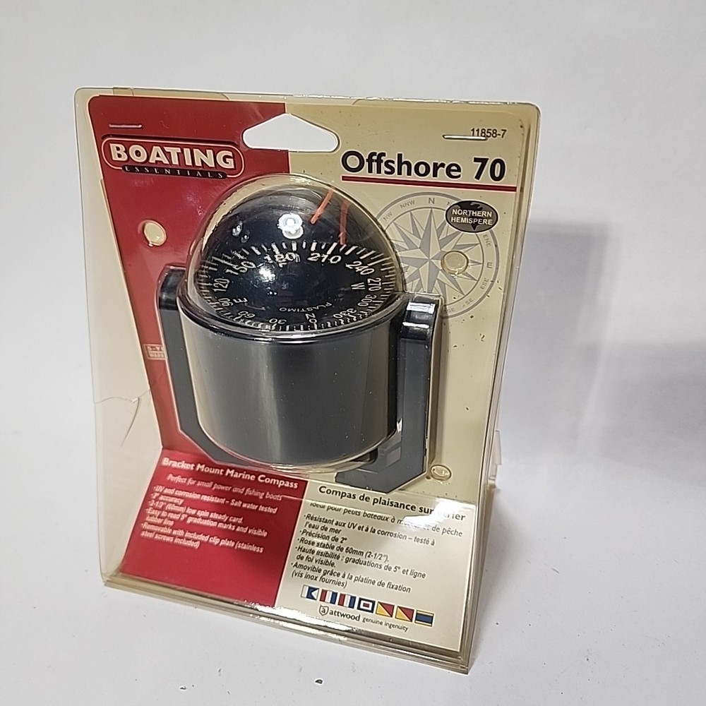 Offshore 70 Boating Essentials Compass New In Package Old Stock