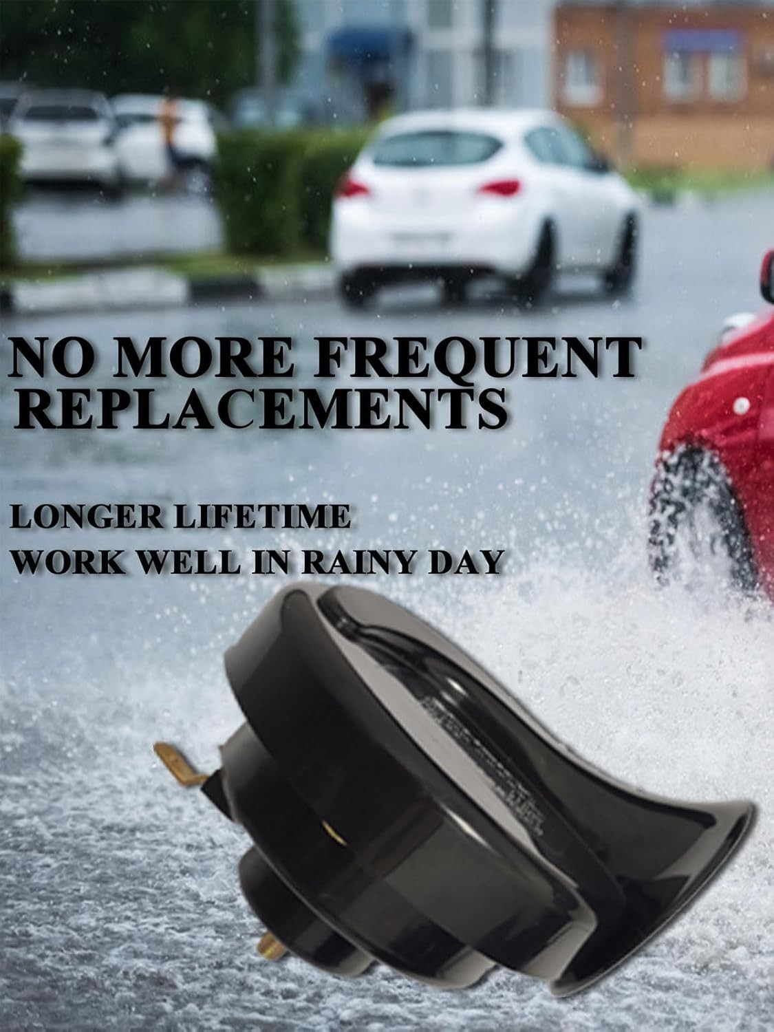 Car Horn Super Loud Train Horn for Car Boat Train Truck Black Motorcycle HORN