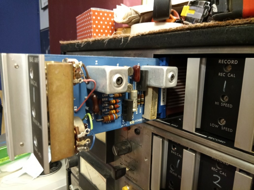 Ampex AG440B Mixing Console Extender Board Riser KIT FORM