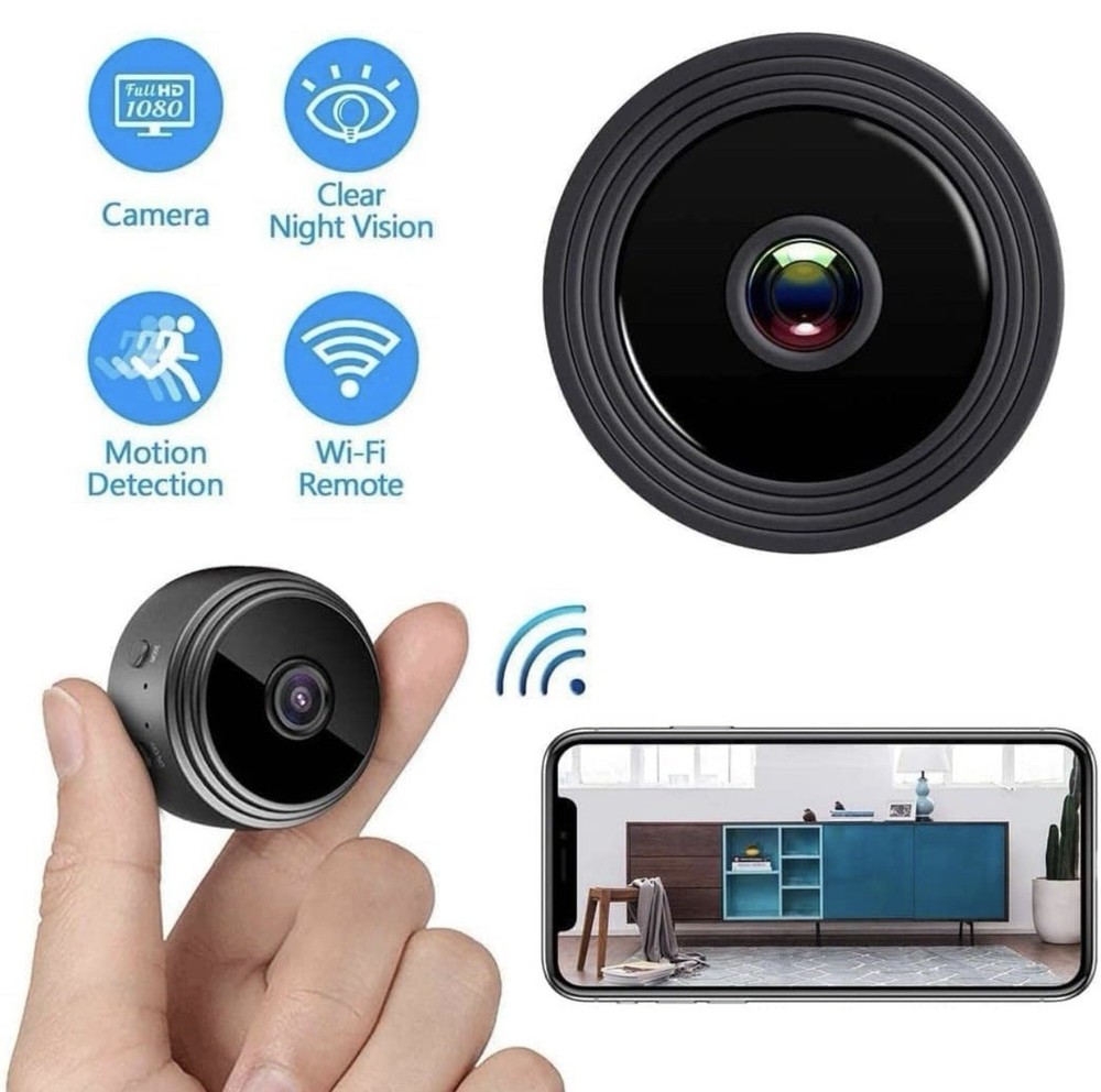 Mini Security Camera 1080P Wireless With Night Vision