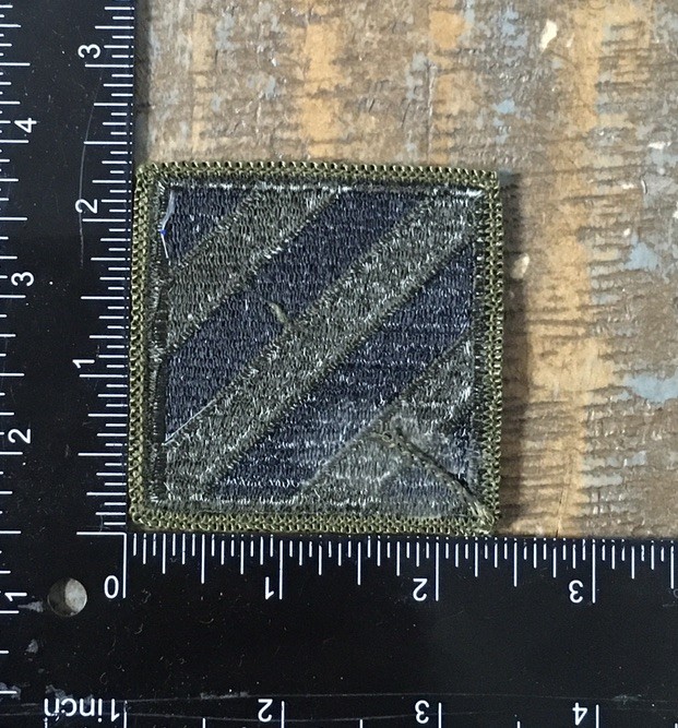 Vintage US Army 3rd Infantry Division Subdued SSI Patch