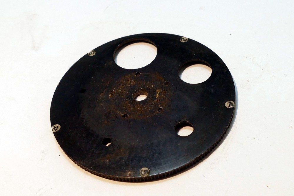 Brass Condenser Piece Microscope part antique disc