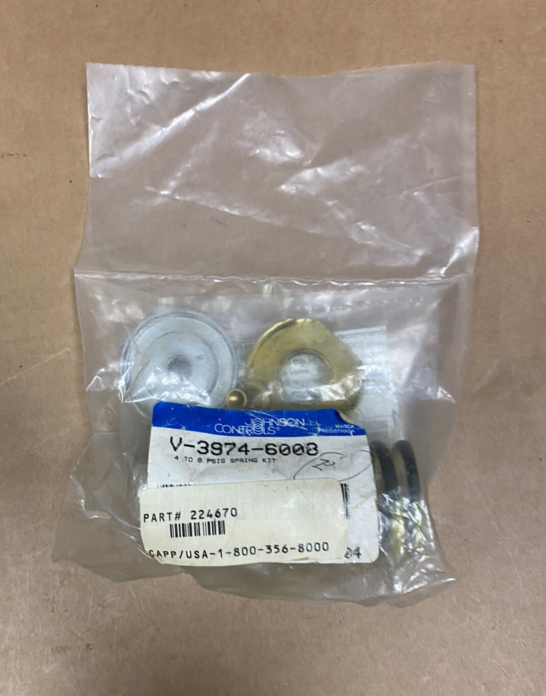 Johnson Controls V-3974-6008 Spring Kit New