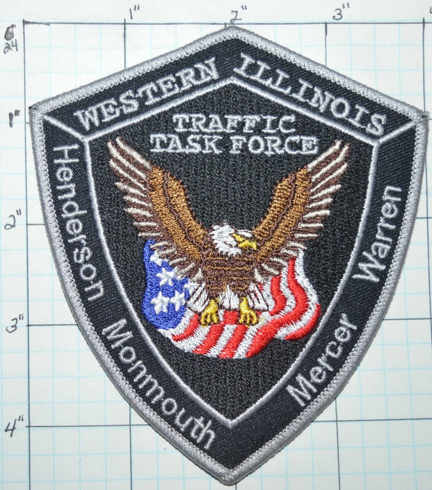 WESTERN ILLINOIS TRAFFIC TASK FORCE POLICE PATCH