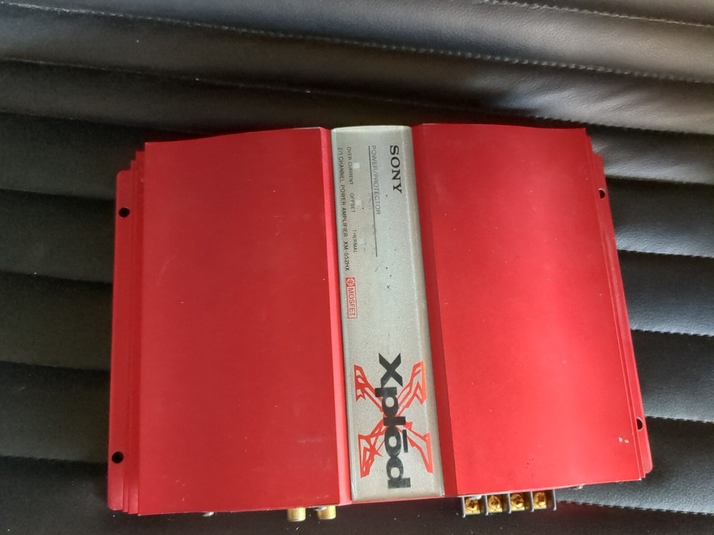 Sony XM-552HX amplifier old school
