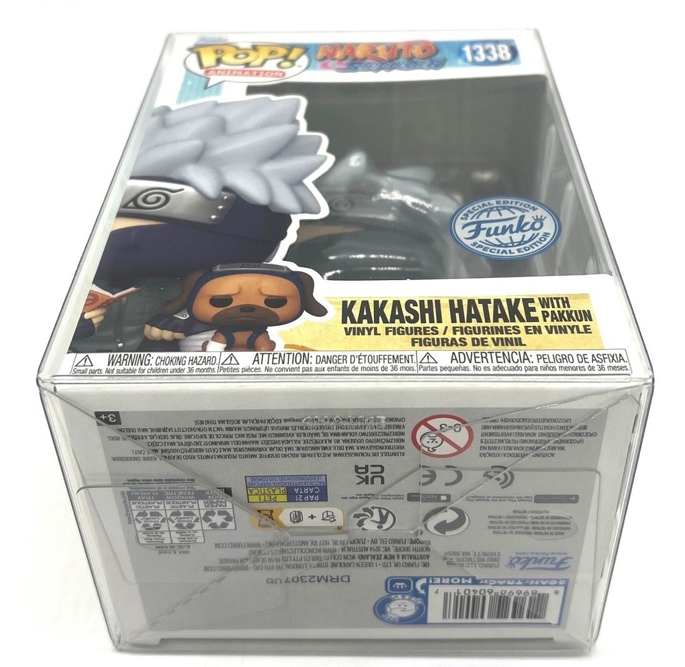 Funko Pop! Naruto Shippuden Kakashi with Pakkun SE #1338 With POP Protector