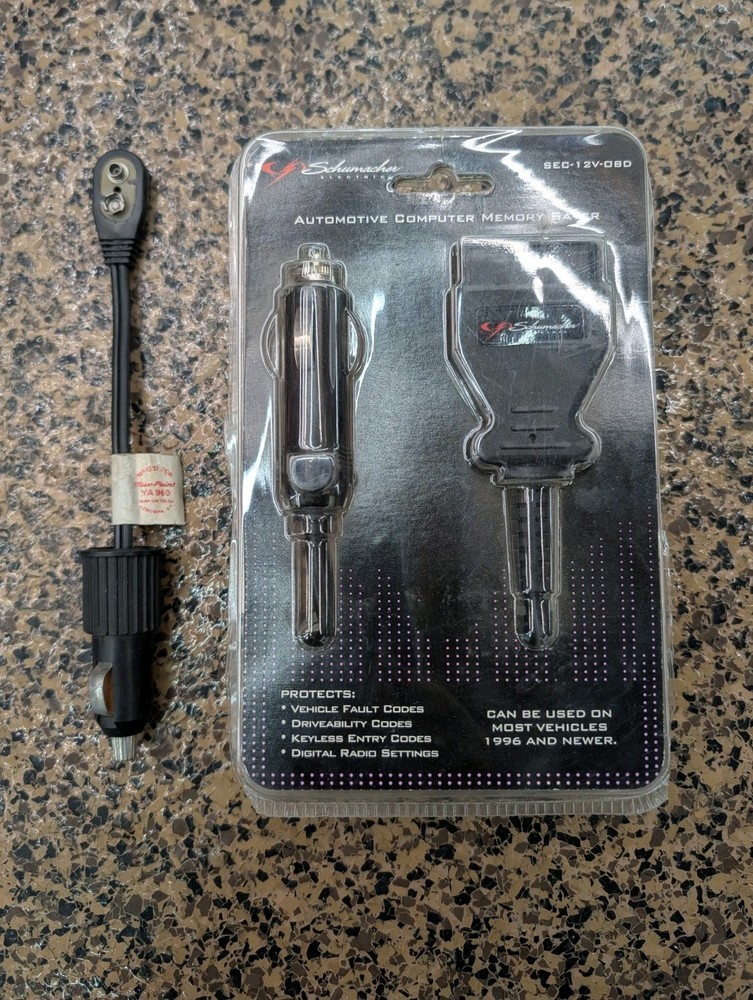 Schumacher Electric MEMORY SAVER ADAPTER CABLE