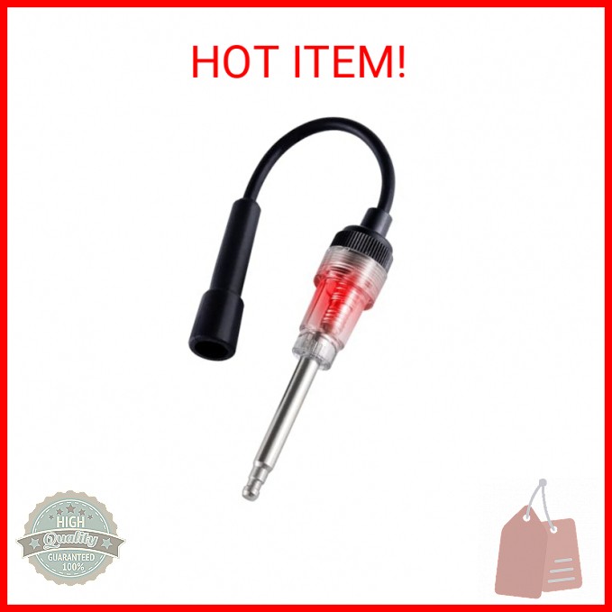 SINGARO Inline Spark Plug Tester, Plug-in Engine Ignition Tester, Car Exterior A
