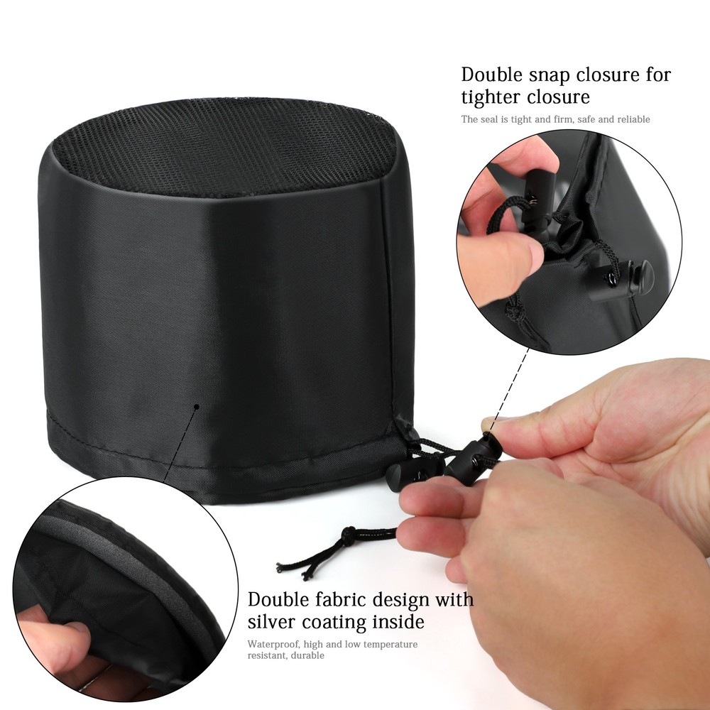 2-Pack Small Grow Tent Filter Covers 4x5.3inch