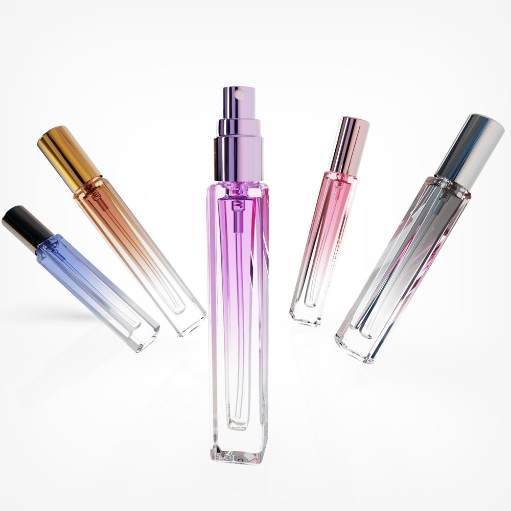 5PCS 10Ml Glass Refillable Travel Perfume Atomizer Bottles,Mini Empty Cologne Sp