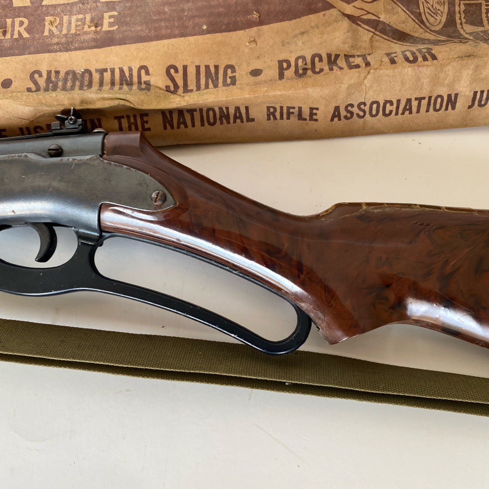 VTG Daisy MFG DEFENDER REPEATER No. 142 Pump Action BB Rifle Plymouth MI W/ Box