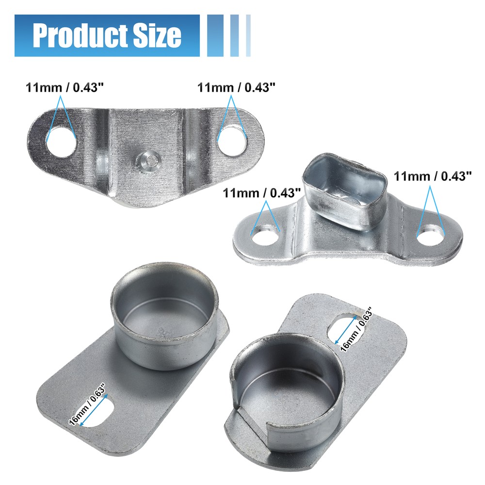 Tailgate Hinge Kit SINGLE Custom for Chevrolet C1500 1988-1999