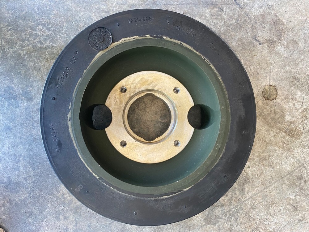 US Bradley Fighting Vehicle NOS Solid Rubber Road Wheel