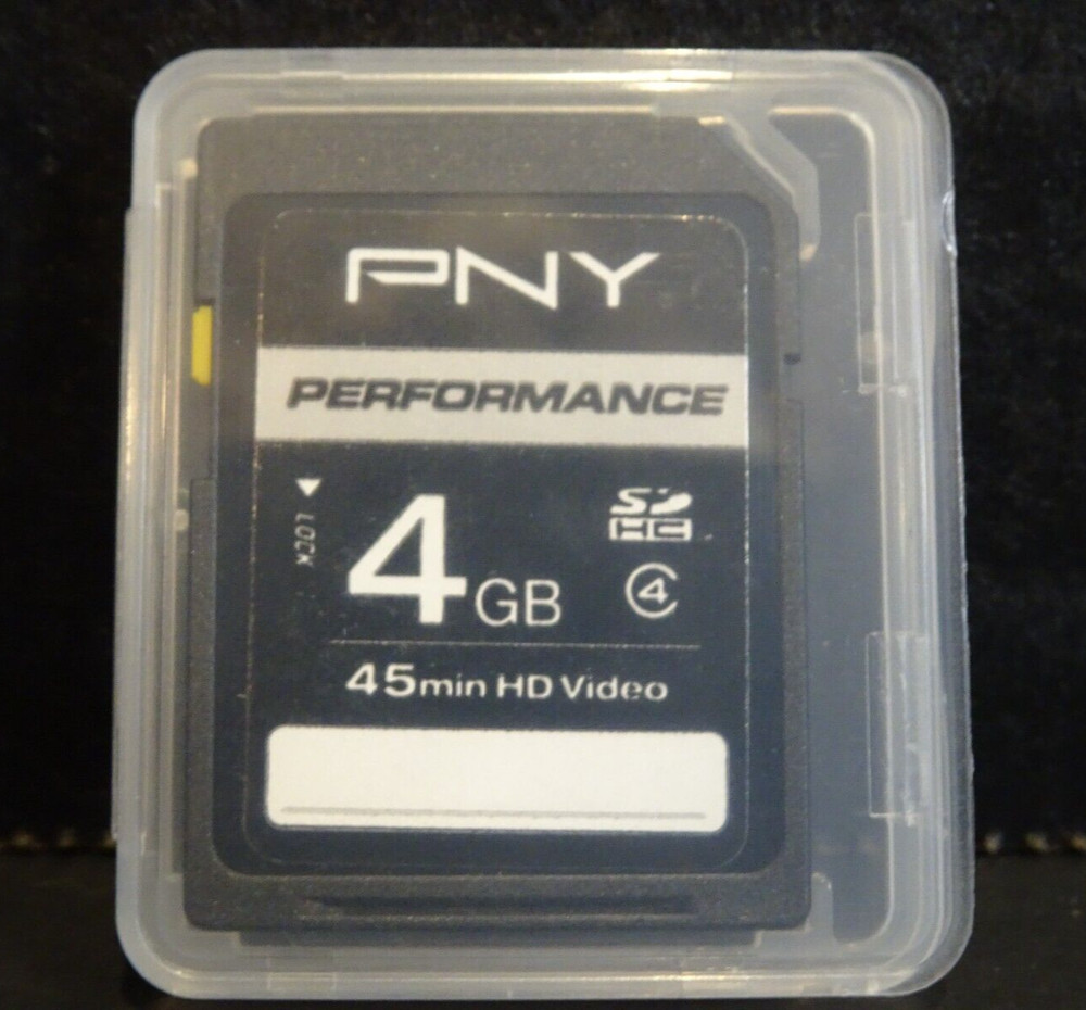 Genuine PNY Performance 4GB SDHC Memory Card