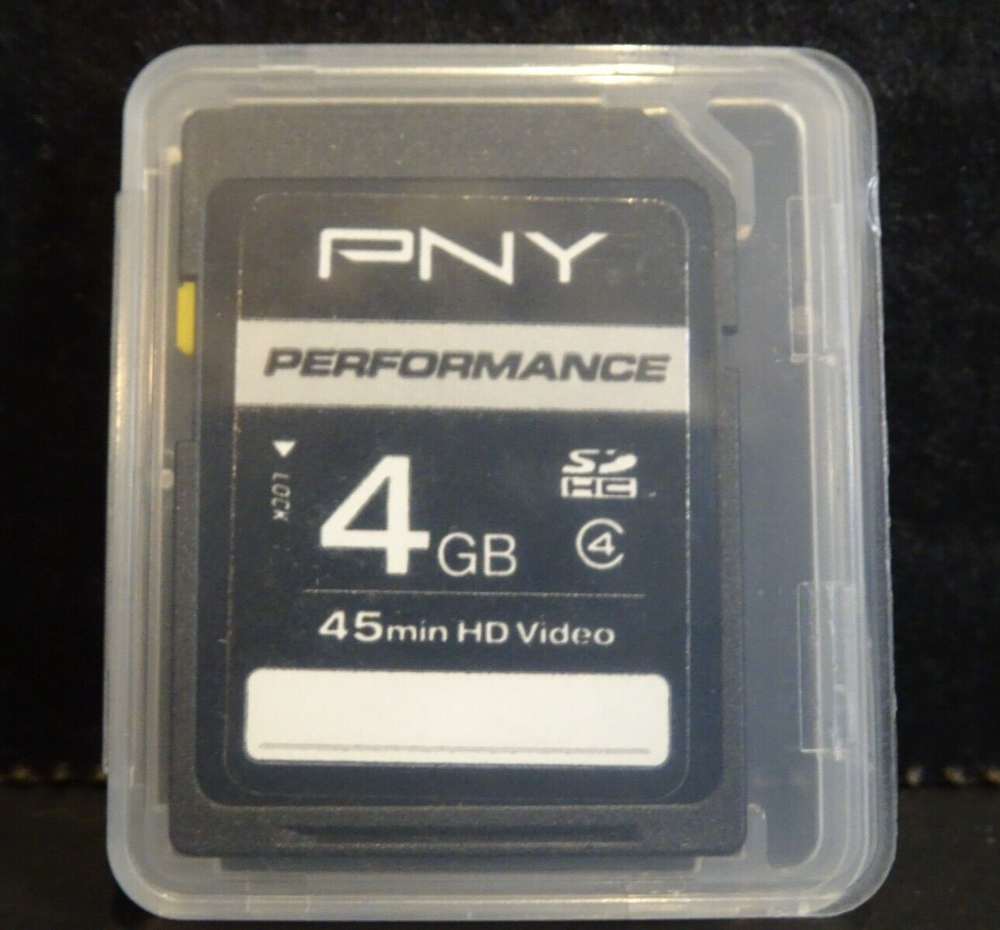 Genuine PNY Performance 4GB SDHC Memory Card
