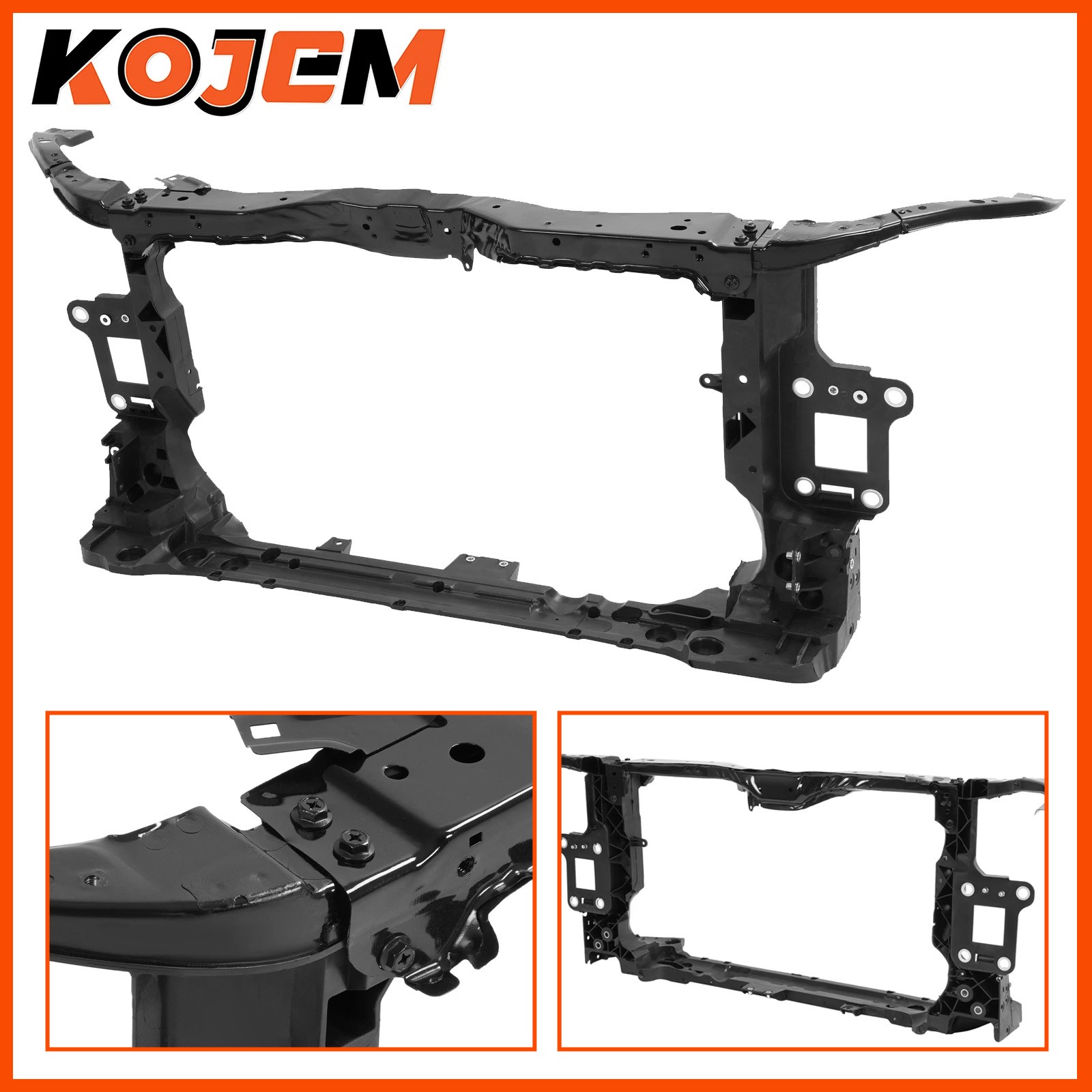 Front Radiator Core Support Assembly For Honda Civic Sedan LX DX EX 2016-2019