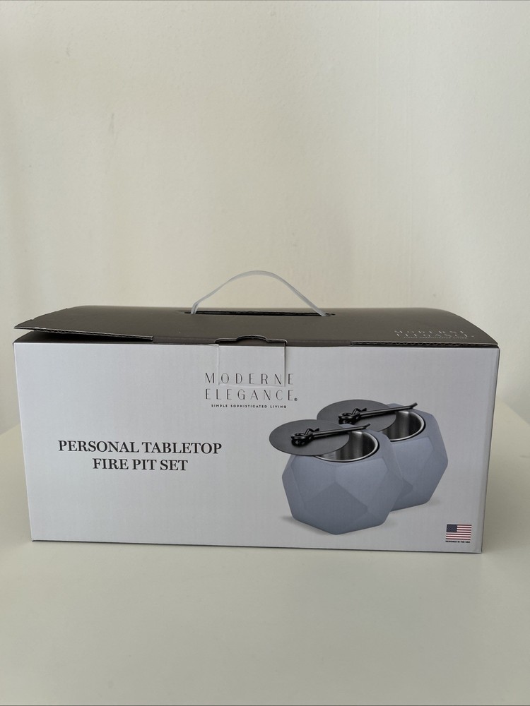 Moderne Elegance Personal Fire Pit Set