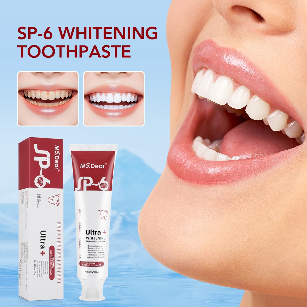 SP-6 Probiotic Toothpaste,Sp-6 Toothpaste Ultra Whitening Quick White Toothpaste