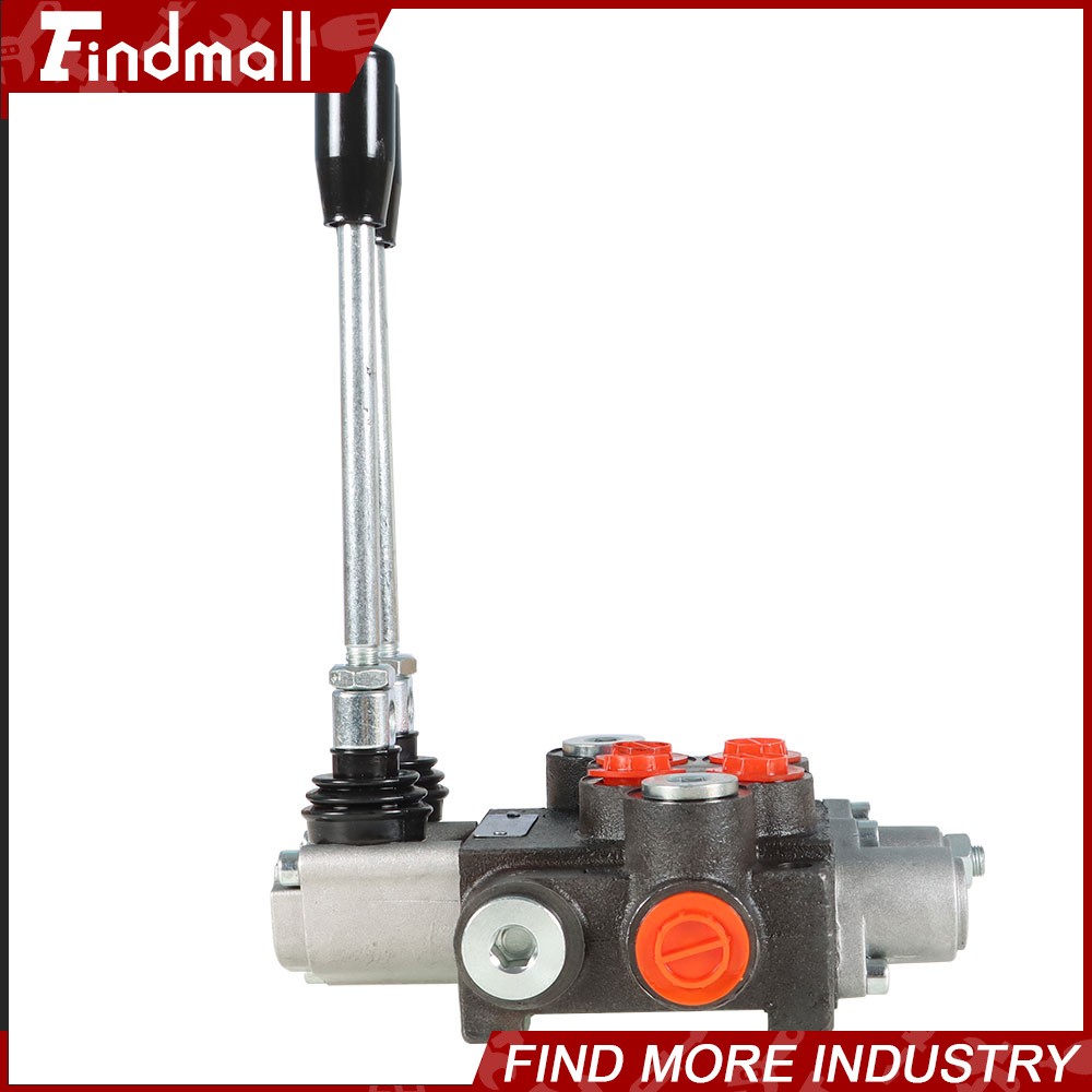 2 Spool 11 GPM Hydraulic Monoblock Double Acting Control Valve SAE Ports