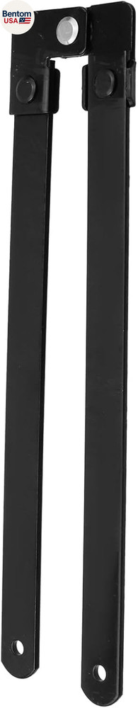2Pcs Folding Step Ladder Hinge Replacement Kit Black Herringbone Ladder Tie Rod