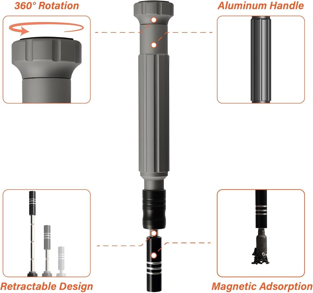 150 IN 1 Electronics Repair Kit Precision Screwdriver Set S2 Bits Tools Case