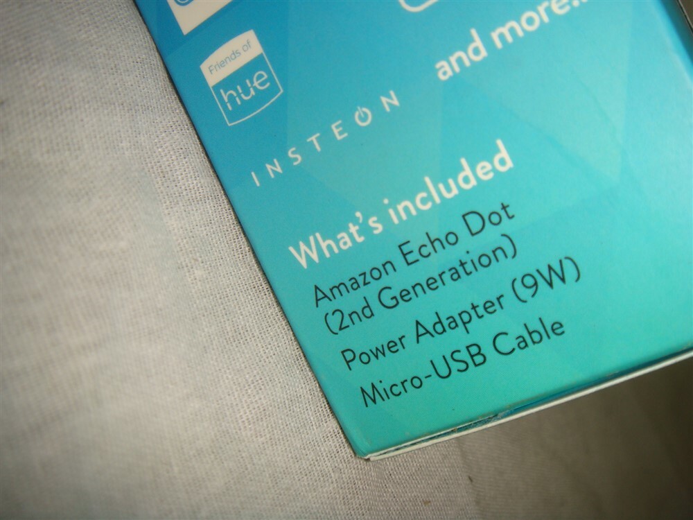 AMAZON ECHO DOT 2ND GENERATION BLACK AS-IS FOR PARTS REPAIR