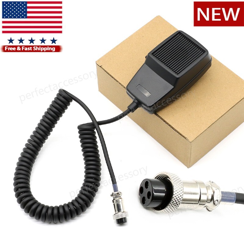 NEW Superstar DM507-4 Pin MICROPHONE Mic For Galaxy Cobra Uniden 4Pin CB Radios