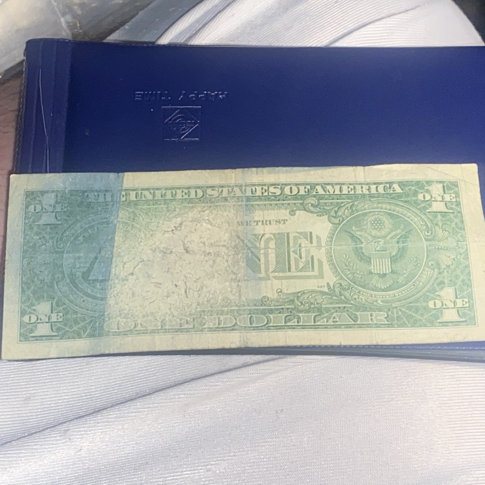 1957-A $1 ONE DOLLAR SILVER CERTIFICATE “INKING ERROR”