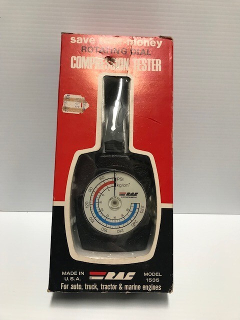 Vintage RAC Compression Tester, NIB